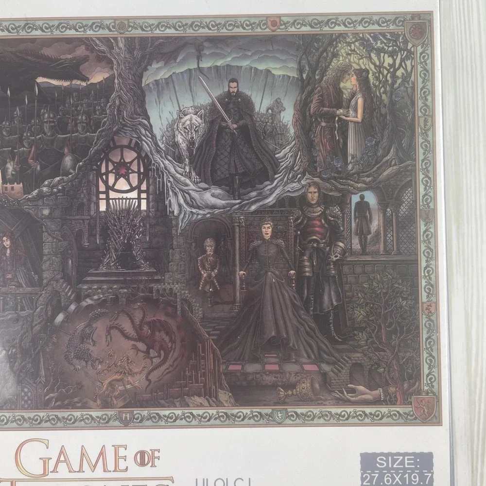 Game of Thrones: Fire and Ice - 1000 Piece‎ Jigsaw Puzzle Family Games